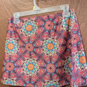 Vibrant Multicolor Skater Skirt